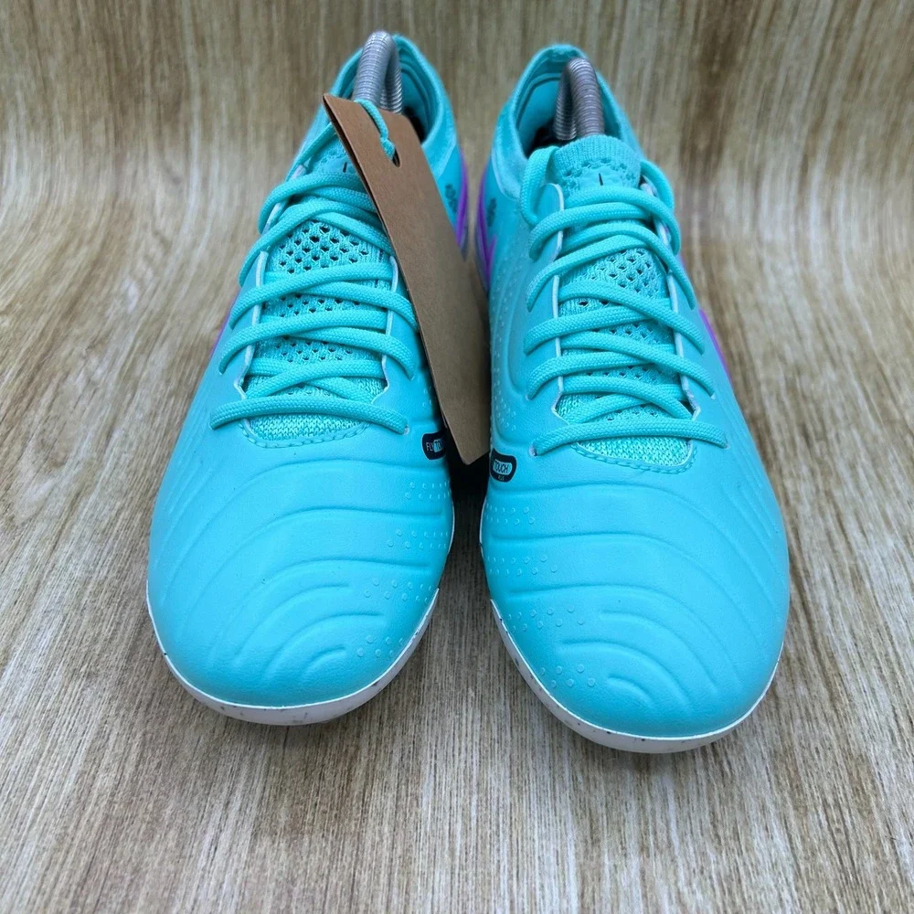 Nike Tiempo Legend 10 Elite FG Mens 5.5 Womens 7 Cleats Turquoise DV4328-300 NEW